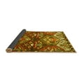 thumbnail image 2 of Ahgly Company Indoor Square Persian Yellow Traditional Area Rugs, 8' Square, 2 of 4