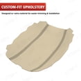 thumbnail image 5 of KBH Leather Center Console Lid Armrest Cover for 2009-2014 Acura TSX Accessories, Car Arm Rest Covering Replacement Skin Upholstery, Beige, 5 of 6