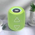 thumbnail image 1 of Altavoz 5.3 compatible con Bluetooth 1200 mAh Radio FM Luz LED (verde fluorescente) Sywqhk Para estrenar, 1 of 5