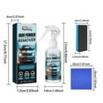 thumbnail image 3 of QUTETN Car Paint Rust Remover 3.4oz Effective and Fast-Acting Wheel Iron Powder Rust Remover - Non-Flushing Formula Saves Time and Effort - Leaves Car Surface Shiny and Polished, 3 of 7
