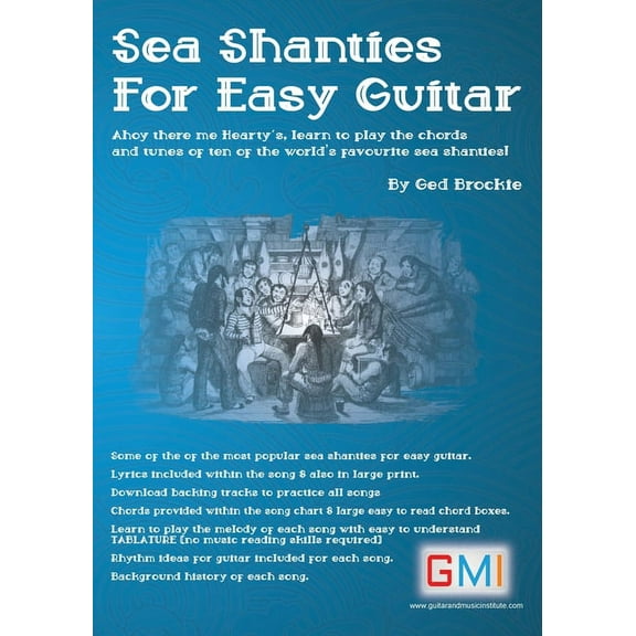 Sea Shanties For Easy Guitar, (Paperback)