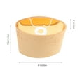 thumbnail image 2 of 1pc Stable Lampshade Oval Lamp Cover Practical Room Lampshade Desktop Decor, 2 of 8