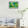 thumbnail image 6 of FREEAMG Palm Leaves Blue Yellow Macaw Parrot 1000 Piece Jigsaw Puzzle, Wall Artwork Puzzle Games for Adults Teens 29.5" L X 19.7" W, 6 of 7