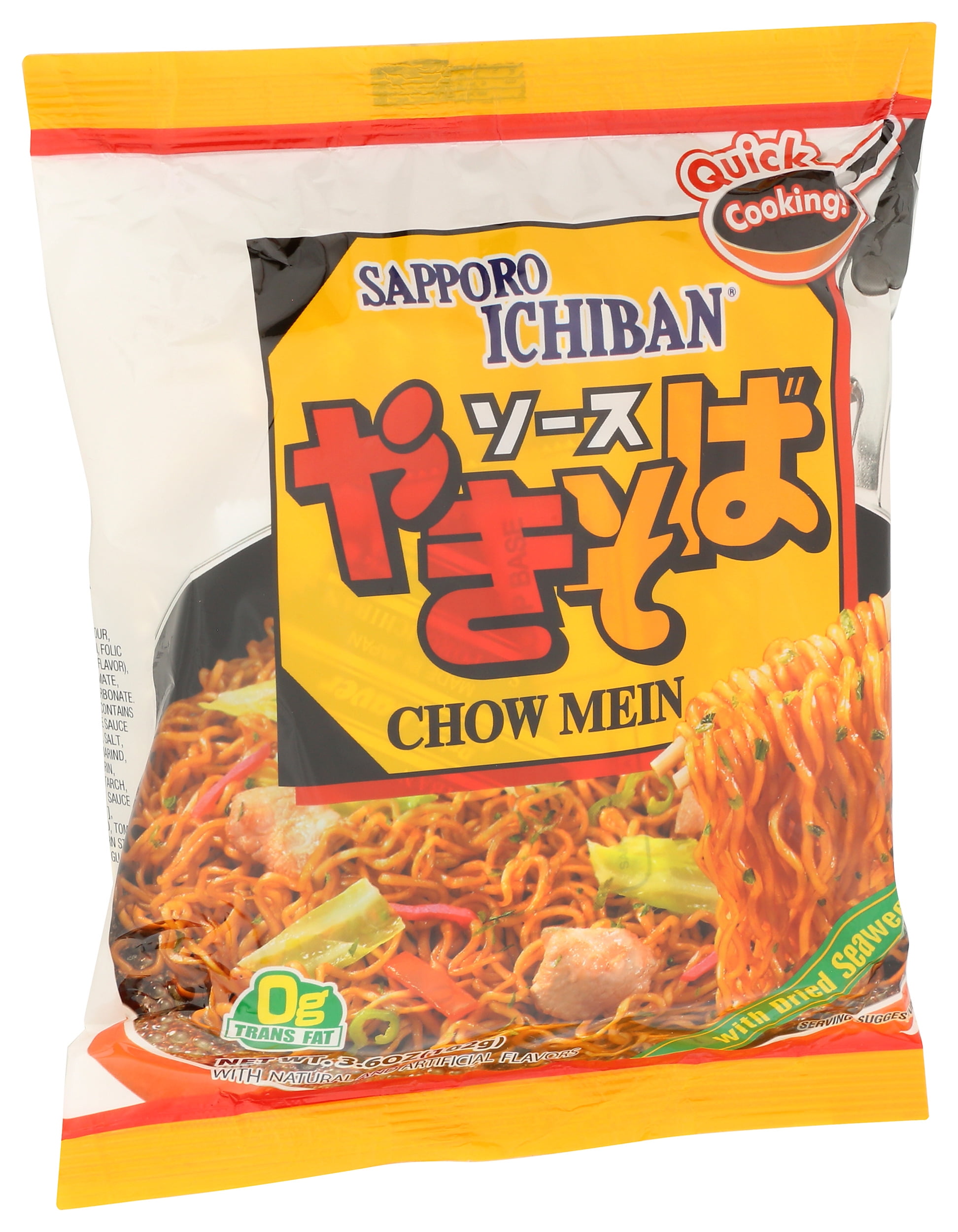Pack of 24, Sapporo Ichiban Chow Mein, 3.6 oz