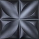 thumbnail image 1 of Panel 3D PANEL DECORATIVO S008 BLACK para pared 10 piezas, 1 of 8