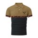 thumbnail image 5 of Mens Manga Corta Botón Abajo Camisas con Bolsillo Pulover Botón de Impresión de la Camisa de Solapa de Poliéster Cuello de Vuelta, Blusa Casual para Hombres, 5 of 5