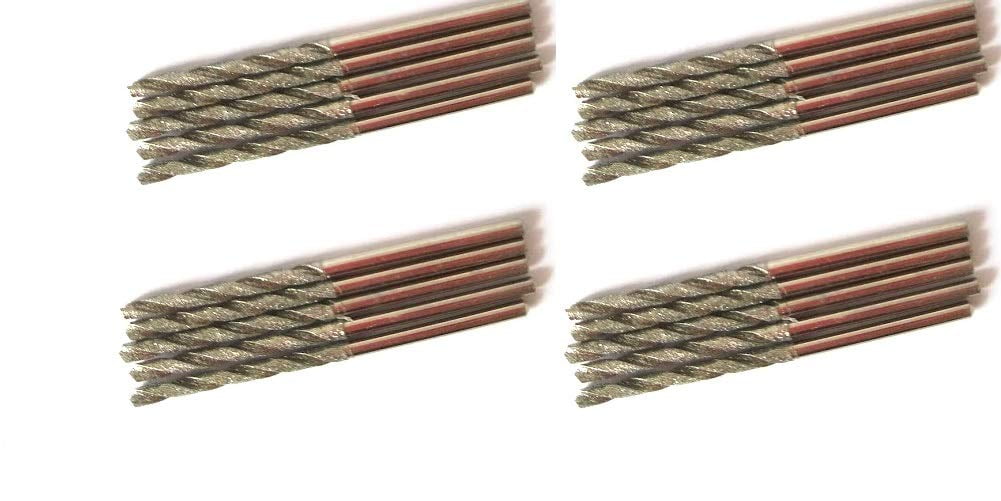 Drilax Diamond Twist Drill Bit Set 1.5mm 20 Pcs