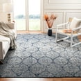 thumbnail image 6 of SAFAVIEH Madison Leighton Geometric Area Rug, Navy/Silver, 2'3" x 4', 6 of 6