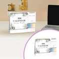 thumbnail image 2 of Small Desk Calendar 2026, Standing Flip Calendar with Sticky Notes & Memo Pages, 12-Month Planner, Thick Paper Floral Design for Home, Office & School, B, 2 of 8