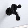 thumbnail image 5 of 1 unidad de grifo negro para lavadora, grifo de pared para jardín, lavabo para jardín al aire libre, grifo vintage negro para lavadora, 5 of 5