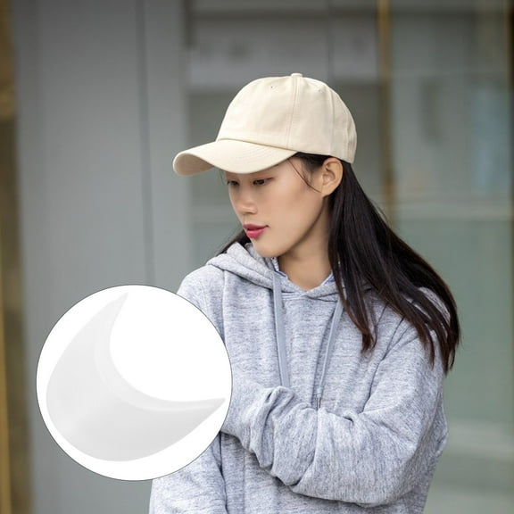 SEWCHICS 2Pcs Baseball Hat Brims Simple Design Wide Brim for Men and Women Outdoor Activities 15.50X5.80X0.30cm