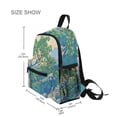 thumbnail image 3 of FORMRS School Backpack with Front Zippered Pocket 12" Student Travel Daypack, Beige Tree, 3 of 6