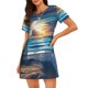 thumbnail image 1 of Balery Ocean View Bedroom Camisón de manga corta con cuello redondo para mujer, cómodo y elegante., 1 of 6