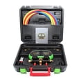 thumbnail image 3 of Digital Refrigerant Manifold Gauge Set Air Conditioning Vacuum Pressure Temperature Tester With Connector For R410A R600A R134A, 3 of 5