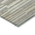 thumbnail image 4 of Addison Rugs Chantille Indoor/Outdoor Transitional Stripes Taupe Washable Rectangle Rug, 3' x 5', 4 of 6
