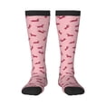 thumbnail image 2 of Picia Women Crew Soft Moisture-wicking Socks Dachshund Dog Puppy Pattern Design Cotton Socks, One Size fit All, 2 of 9