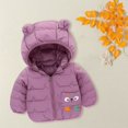 thumbnail image 5 of Otqutp Baby Cute Tops Toddler Winter Jacket Boys Girls Winter Cute Hoodie Solid Color Vest Long Sleeve Jacket with Pockets for Girls or Boys(Yellow,18-24 Months), 5 of 9