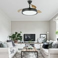 thumbnail image 5 of 42 Inch 3-Blade Retractable LED Ceiling Fan with Remote Control and 3-Color 6-Speed, 5 of 9