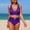 B_ Purple, variant on UTSJKR Womens Two Piece High Waisted Bikini Swimsuits Summer Fashion Push Up Trendy Cheeky Bathing Suits 2026 Swimwear Army Green M