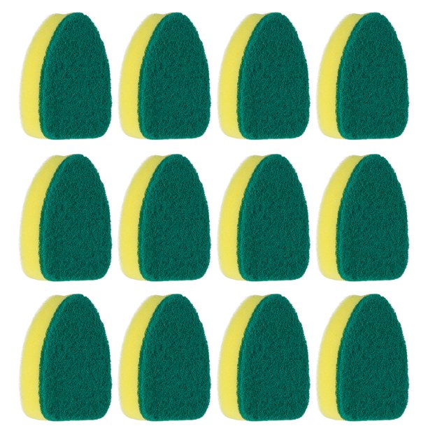 AOWOO 12 Pack Dishwand Refills Sponge Heads, Dish Wand Non Scratch