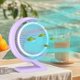 thumbnail image 1 of Desktop Desk Lamp Fan Household High Wind Power Rotatable Circulating Fan Portable USB Desktop Aromatherapy Fan, 1 of 5