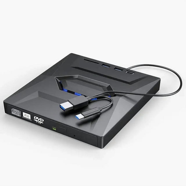 USB 3.0 Type C Lecteur DVD Externe RW Graveur DVD Écrivain Super Lecteur