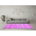 thumbnail image 3 of Ahgly Company Indoor Square Abstract Purple Modern Area Rugs, 7' Square, 3 of 4