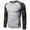 Grey, variant on VJATTWR 1 Pack Long Sleeve Shirts for Men Wicking Sun Tee Shirts Workout T Shirts Xxl