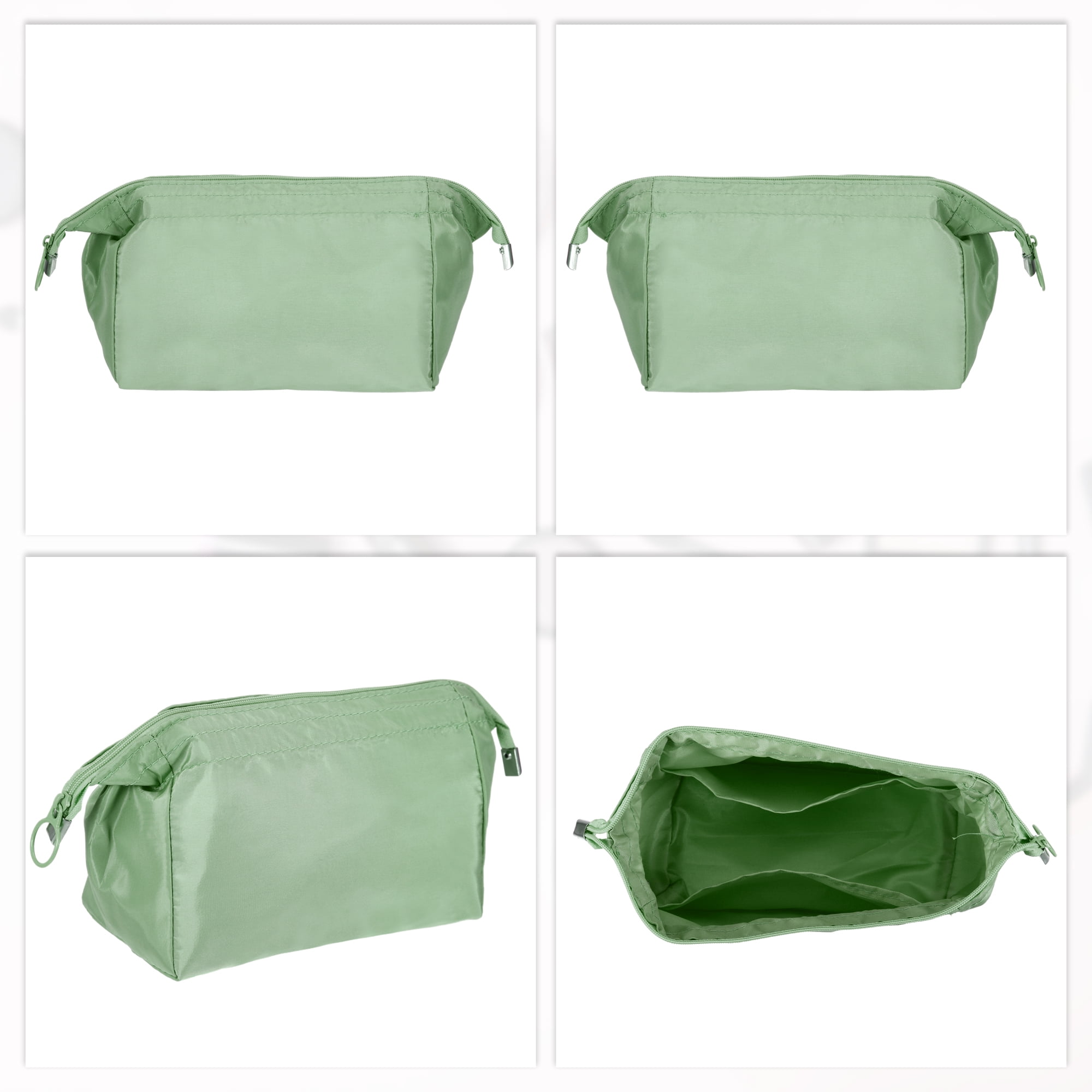 Unique Bargains Women Durable Makeup Bag for Business Travel Vacation Wedding Gym Green