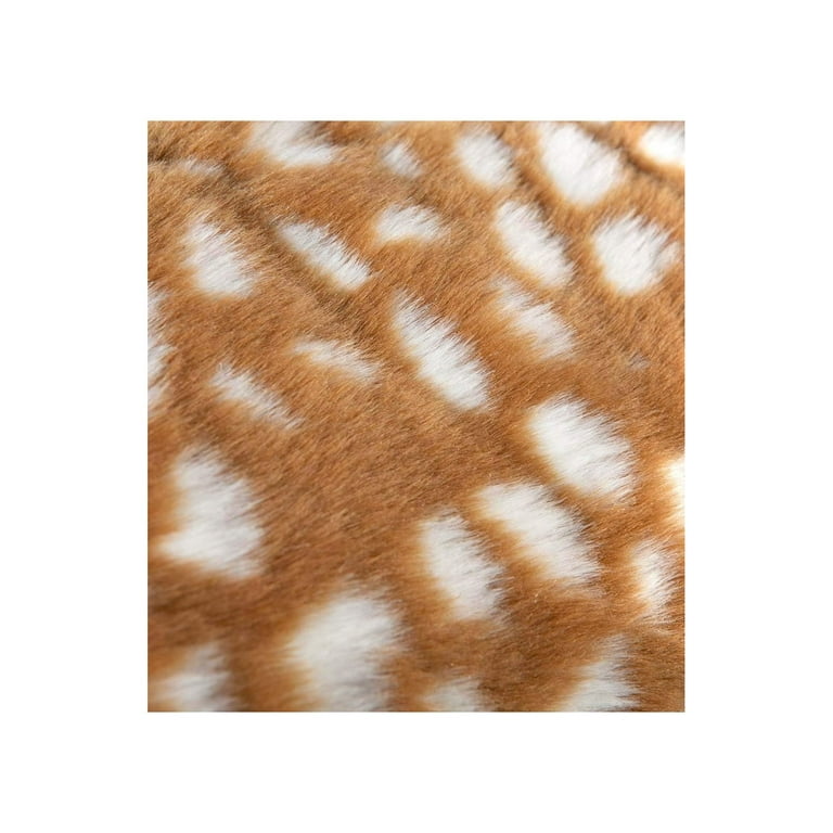 Fuzzy spotted fawn body pillow hotsell