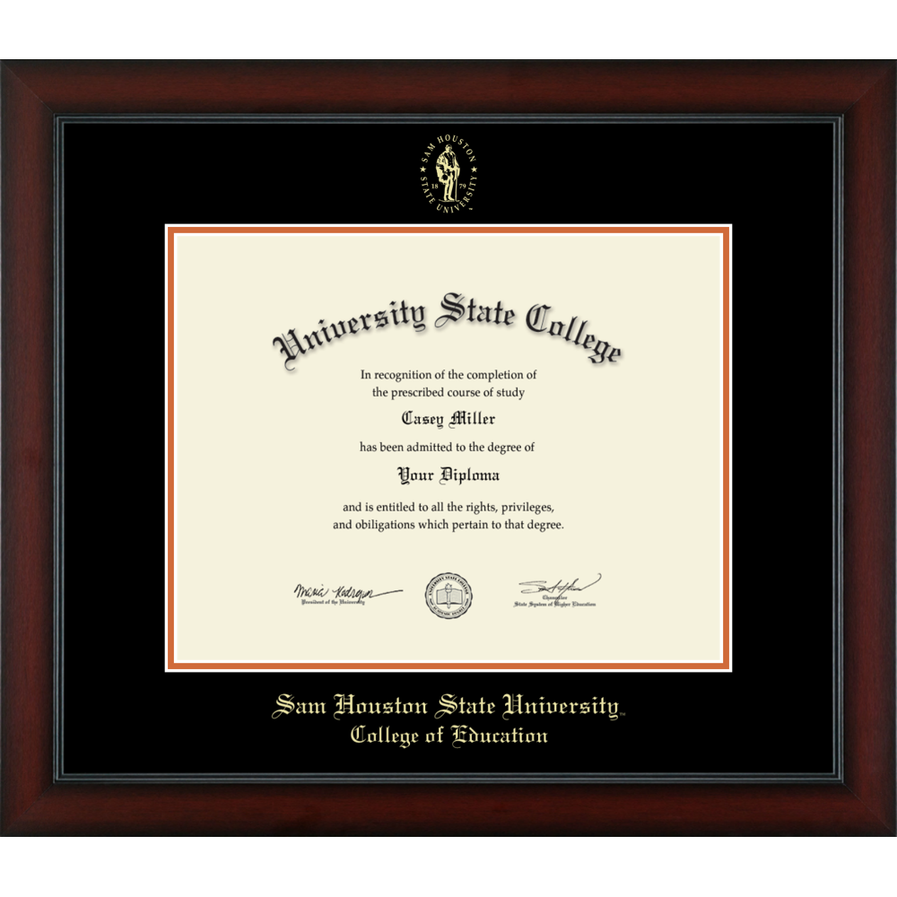 sam-houston-state-university-college-of-education-gold-embossed-diploma