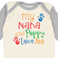 thumbnail image 4 of Inktastic Nana and Poppy Love Me Boys or Girls Long Sleeve Baby Bodysuit, 4 of 5