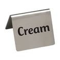 thumbnail image 3 of HUBERT® Beverage Tent"Cream" Stainless Steel - 2 1/2" x 2"D x 2 3/16"H, 3 of 3