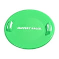 thumbnail image 2 of Slippery Racer Downhill Pro Adult/Kid Saucer Disc Snow Sled, Green (4 Pack), 2 of 5