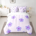 thumbnail image 2 of Castle Fairy Cartoon Flower Bedding Comforter Set,Kawaii Cute Blossom Queen Bedding Sets, 2 of 8