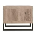 thumbnail image 2 of Modern Coffee Table - Driftwood & Black Metal - Open Shelf Design - Living Room Accent Table, 2 of 4