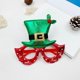 thumbnail image 1 of onlyliua Gafas de Navidad en Sombrero Nuevo Decoración de Carnaval, 1 of 6