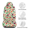 thumbnail image 5 of Fuzoiu Vegetables Print Seat Covers Set, Car Seat Covers Front Seats, Car Seat Protector, Car Seat Cushion, Seat Covers Carseat Cover Universal Fit for Most Cars, 5 of 7