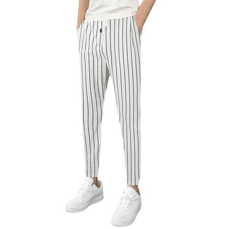 

ketyyh-chn99 Scrub Pants For Men Men s Straight-Fit Casual Stretch Khaki Pant