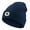 Deep Blue, variant on KOMI Beanie Hat with Light Unisex LED Beanie Hat with Light USB Rechargeable Running Hat Alpine Cap Gift for Men and Women Teens Green
