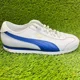 thumbnail image 1 of PU & MA Roma '68 Vintage Mens Size 12 White Blue Athletic Leather Shoes Sneakers, 1 of 6