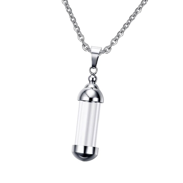 collare colgante de para collar de conmemorativa collar de acero inoxidable Sunnimix Colgante
