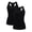 Black/Black, variant on Attraco Women Tank Top with Shelf Bra Racerback Workout Yoga Tops Undershirt Pack of 2