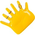 thumbnail image 3 of Rings Hand Holder, Hand Jewelry Holder, Wooden Hand Form Jewelry Display Jewelry Holder, All Round Display,Fade Resistant Exquisite Hand Jewelry Display Stand,for Bracelets Watches, Rings(Yellow), 3 of 9
