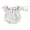 White, variant on BemeyourBBs Baby Girls Summer Clothes Cotton Strawberry Outfits Bubble Romper Strawberry Embroidery Flying Sleeve Round Neck Bodysuit Playsuit and Headband Set