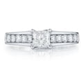 thumbnail image 2 of Pompeii 1ct Princess Cut Diamond Engagement Ring 14K White Gold (G/H,I1-I2), 2 of 3