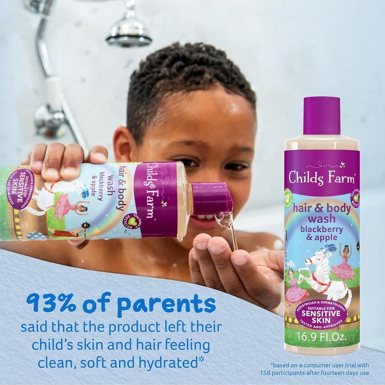 Childs Farm Hair and Body Wash, Blackberry Apple photo 3
