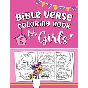 Bible Verse Coloring Book for Girls (Paperback)