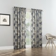 thumbnail image 4 of No. 918 Keaton Geometric Watercolor Room Darkening Rod Pocket Curtain Panel, 54"W X 84"L, Gray, 4 of 7