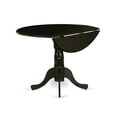 thumbnail image 4 of East West Furniture Dining Table Wirebrushed Black, DLT-ABK-TP, 4 of 7
